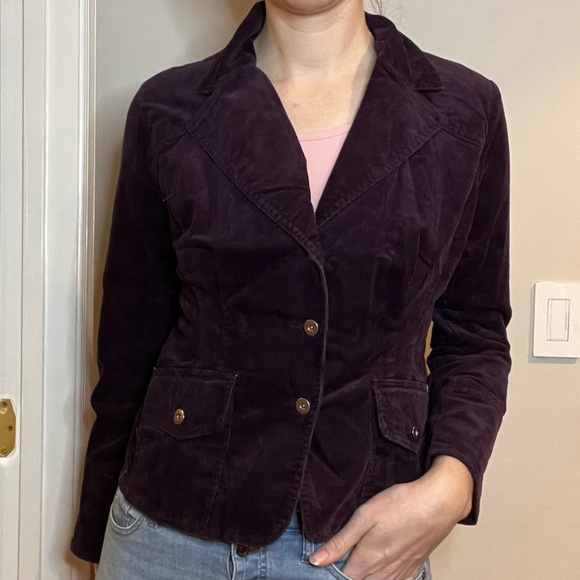 Tommy Hilfiger Jackets & Blazers - Y2K | Tommy Hilfiger purple corduroy blazer jacket